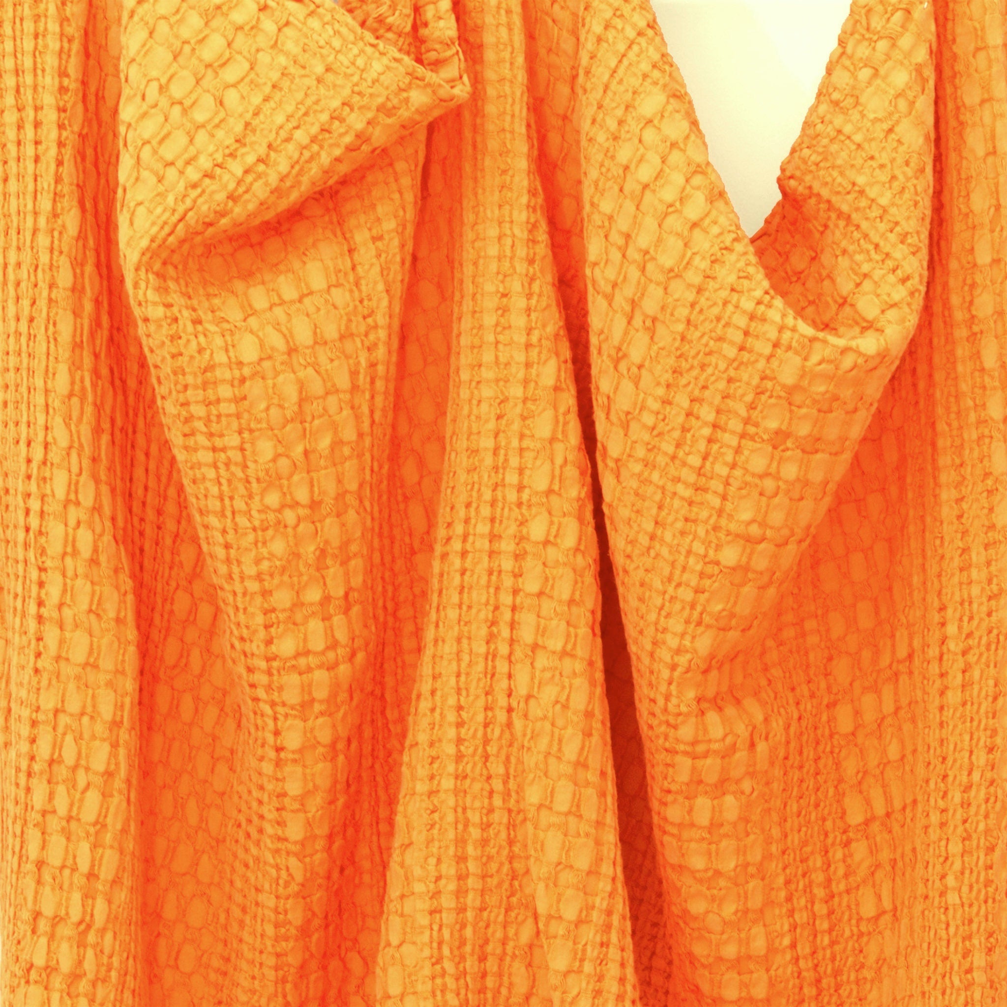 Wearable Waffle Cotton Throw: 2 Colors