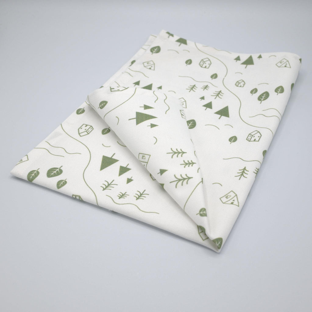 Tiny Countryside Tea Towels; 4 Colors