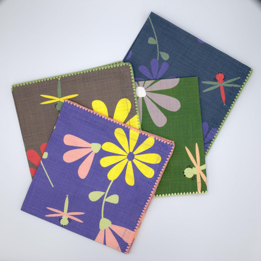 Shy Dragonfly-Premium Cotton Dinner Napkins