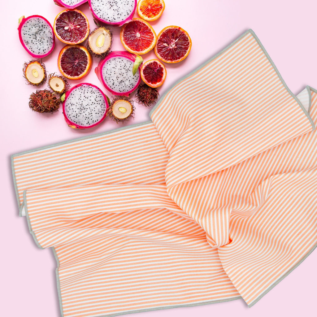 Banker Stripes Drill Weave Tea Towels