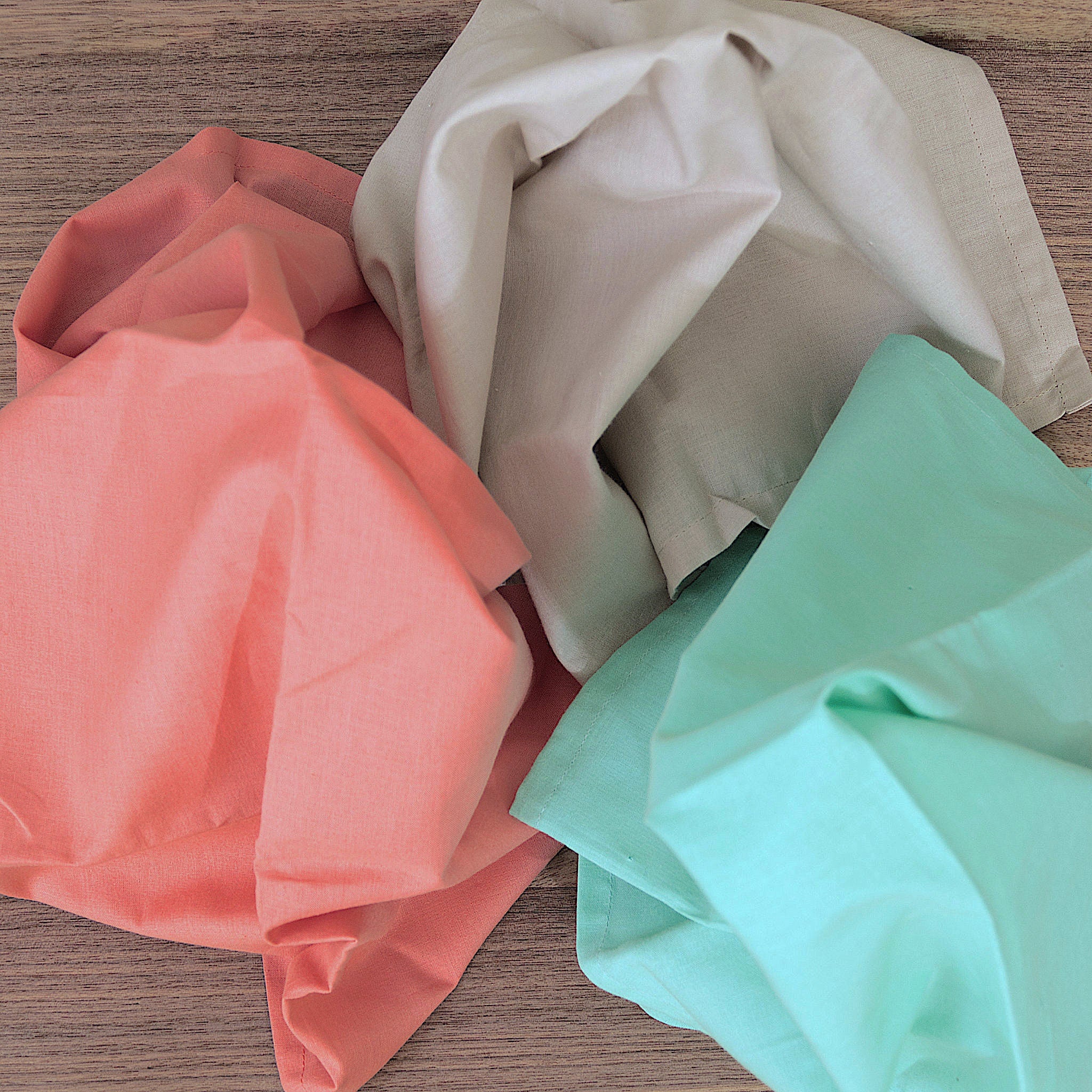 Breezy Pastels. Ultra Fine Cotton Towels-Set/3