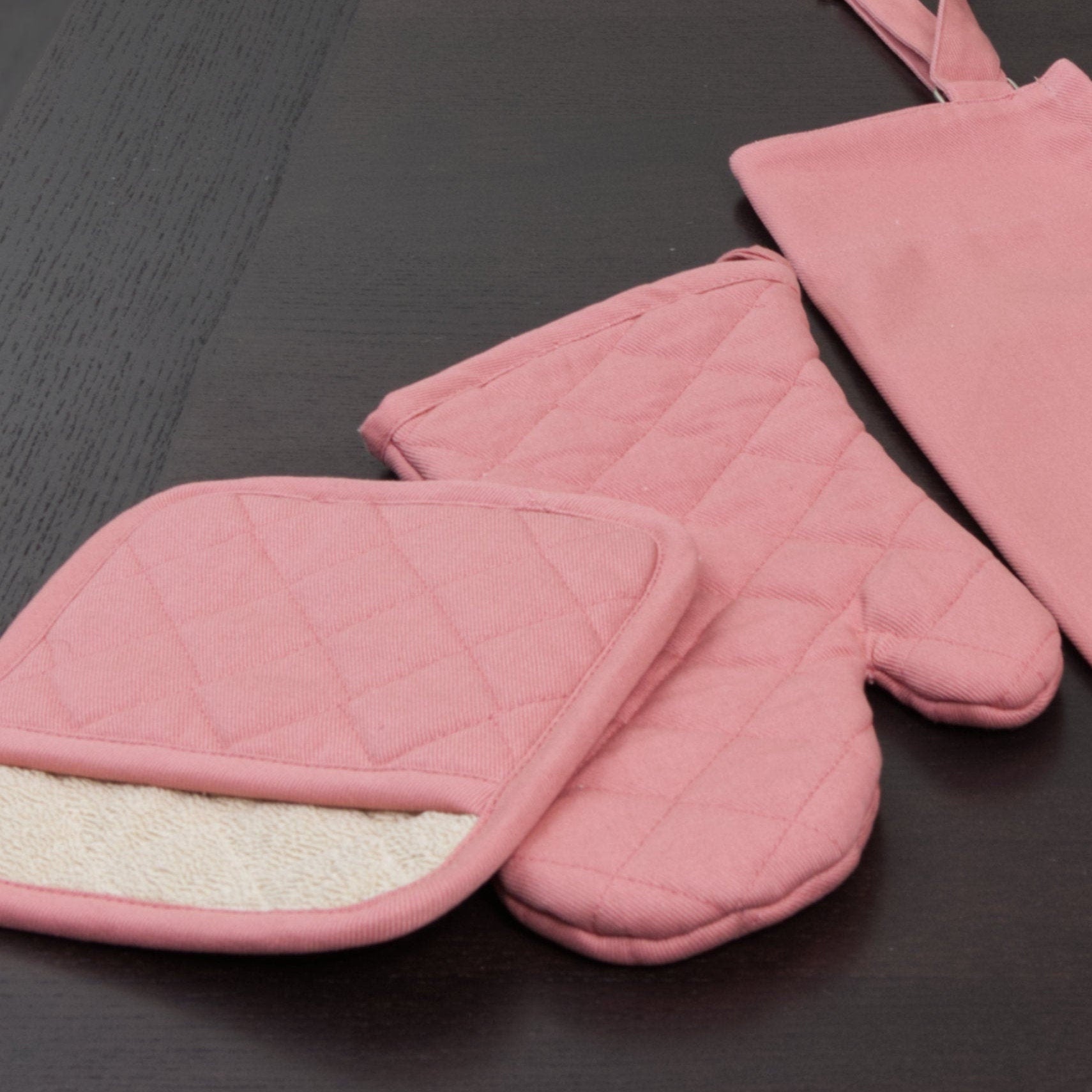 Grill & Drill-Tough Oven Mitt and Pot Holder Set