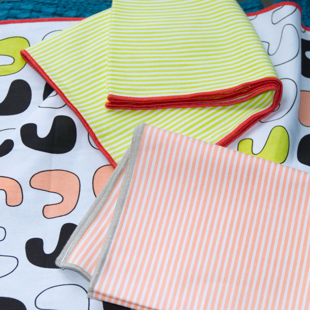 Banker Stripes Drill Weave Tea Towels