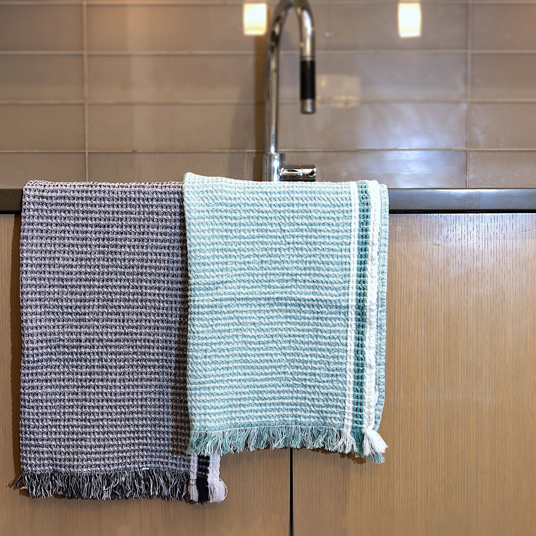 Stonewashed. Tea Towels-Set/2