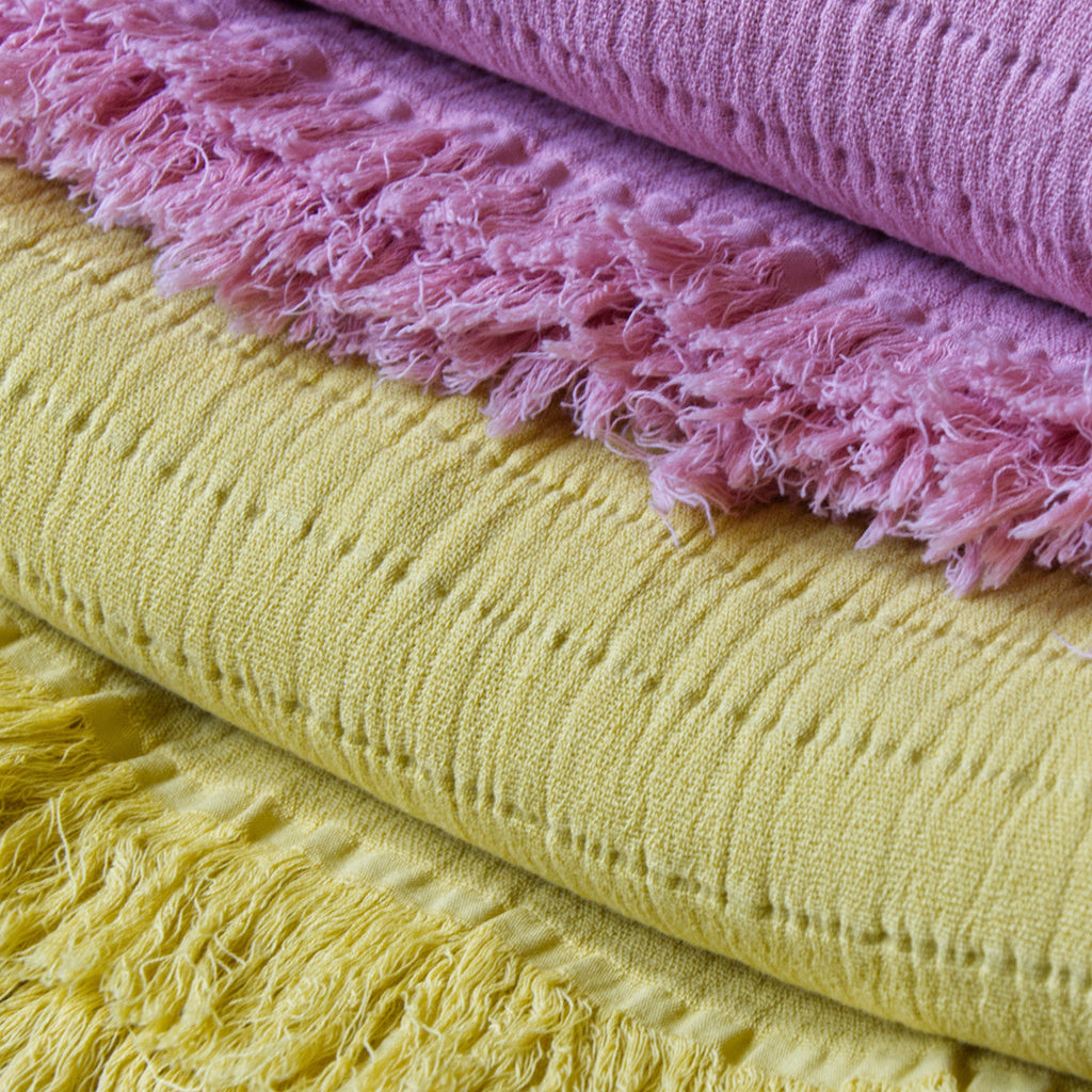 Wearable Seersucker Throw: 2 Colors