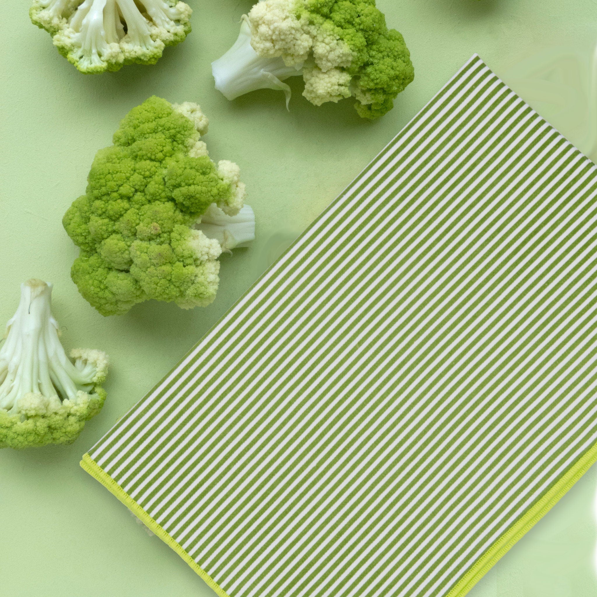 Banker Stripes Drill Weave Tea Towels