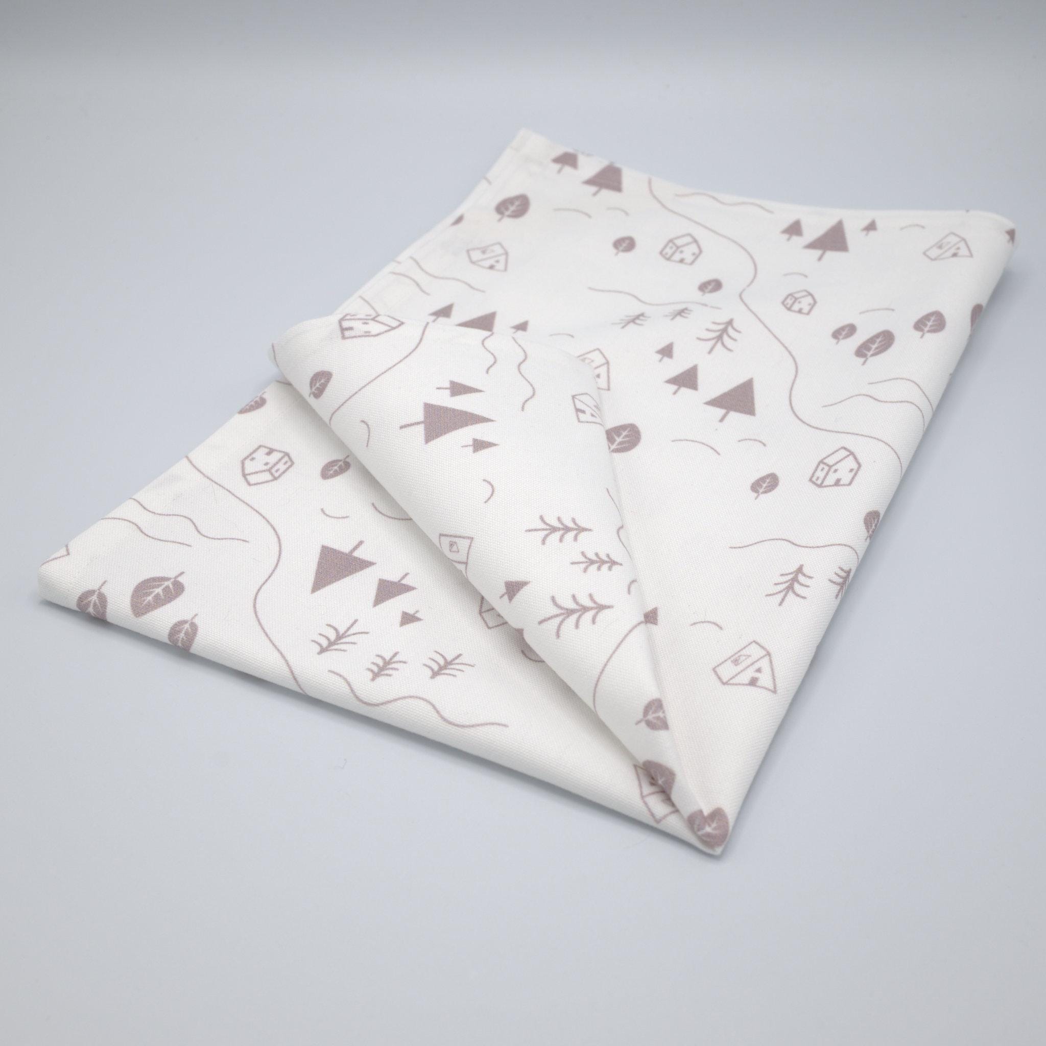 Tiny Countryside Tea Towels; 4 Colors