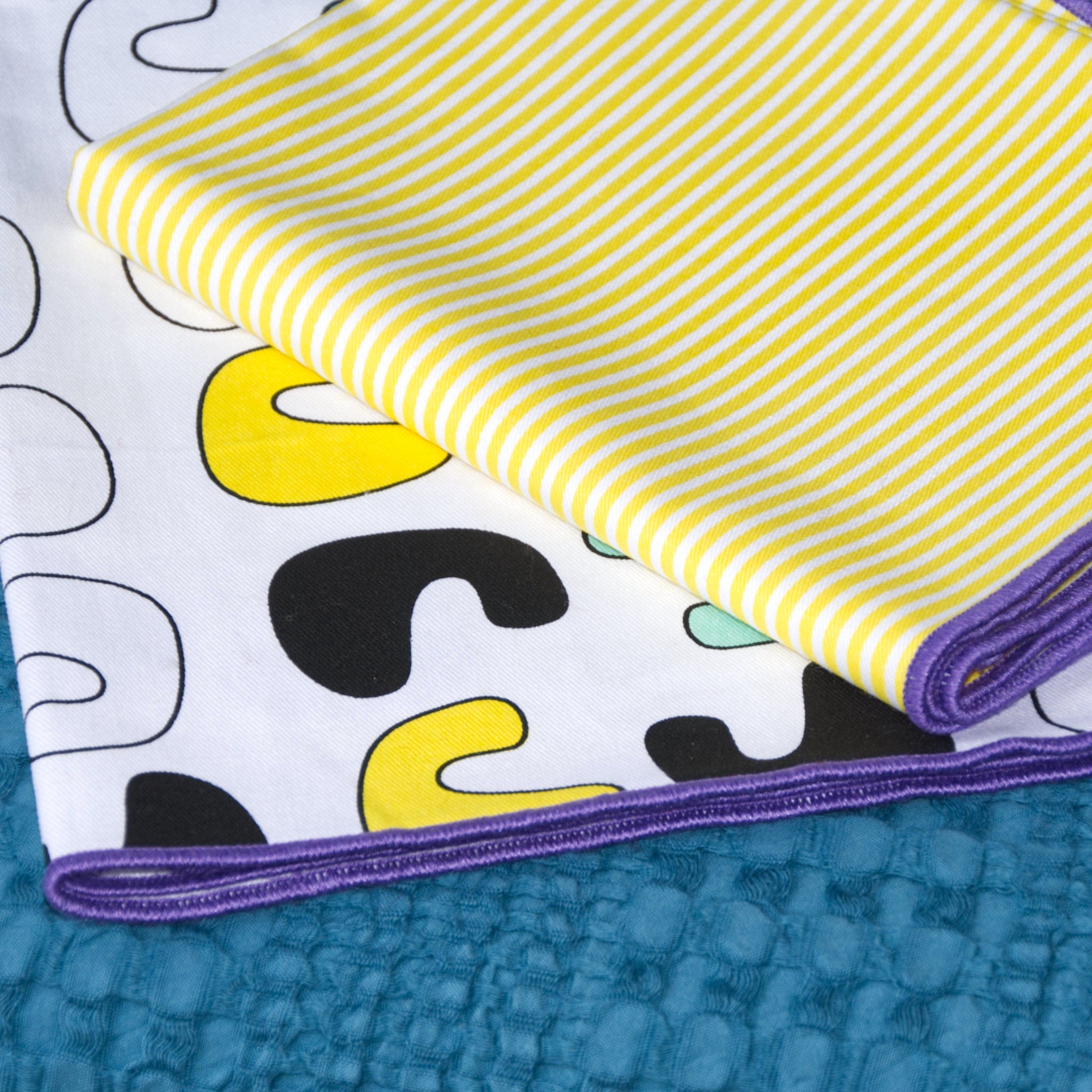 Banker Stripes Drill Weave Tea Towels