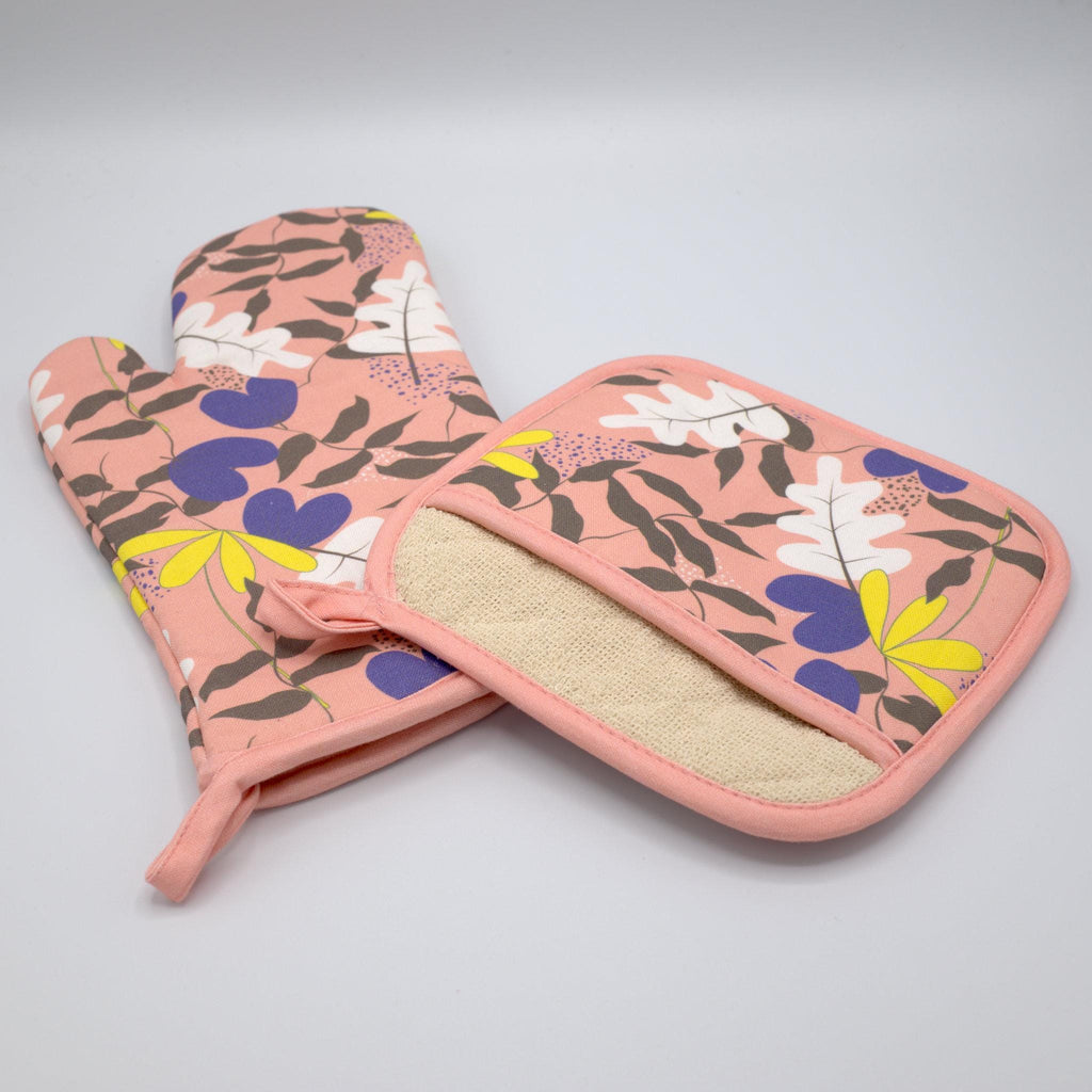Just Leaves-Oven Mitt and Pot Holder