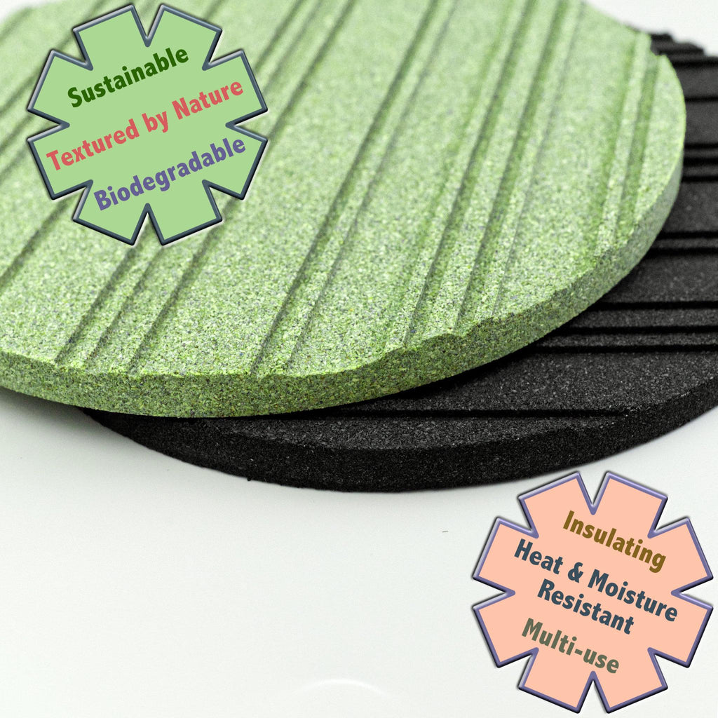 Vented Heatsink Cork Trivets-Set of 2