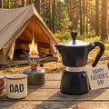 Dolce Vita ! Cafetière italienne noire mate - Chaudière en acier