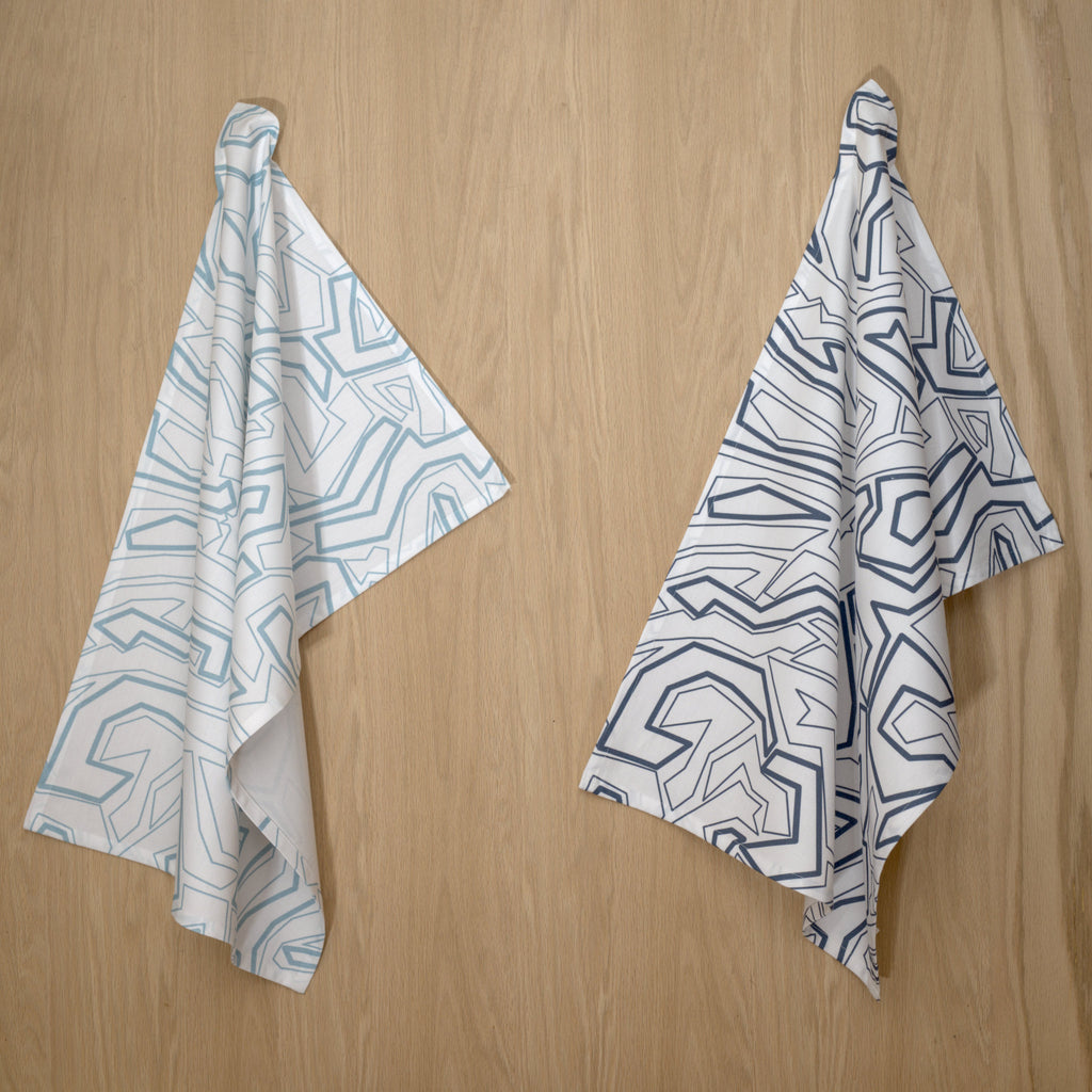Squiggles Tea Towels; 4 Colors