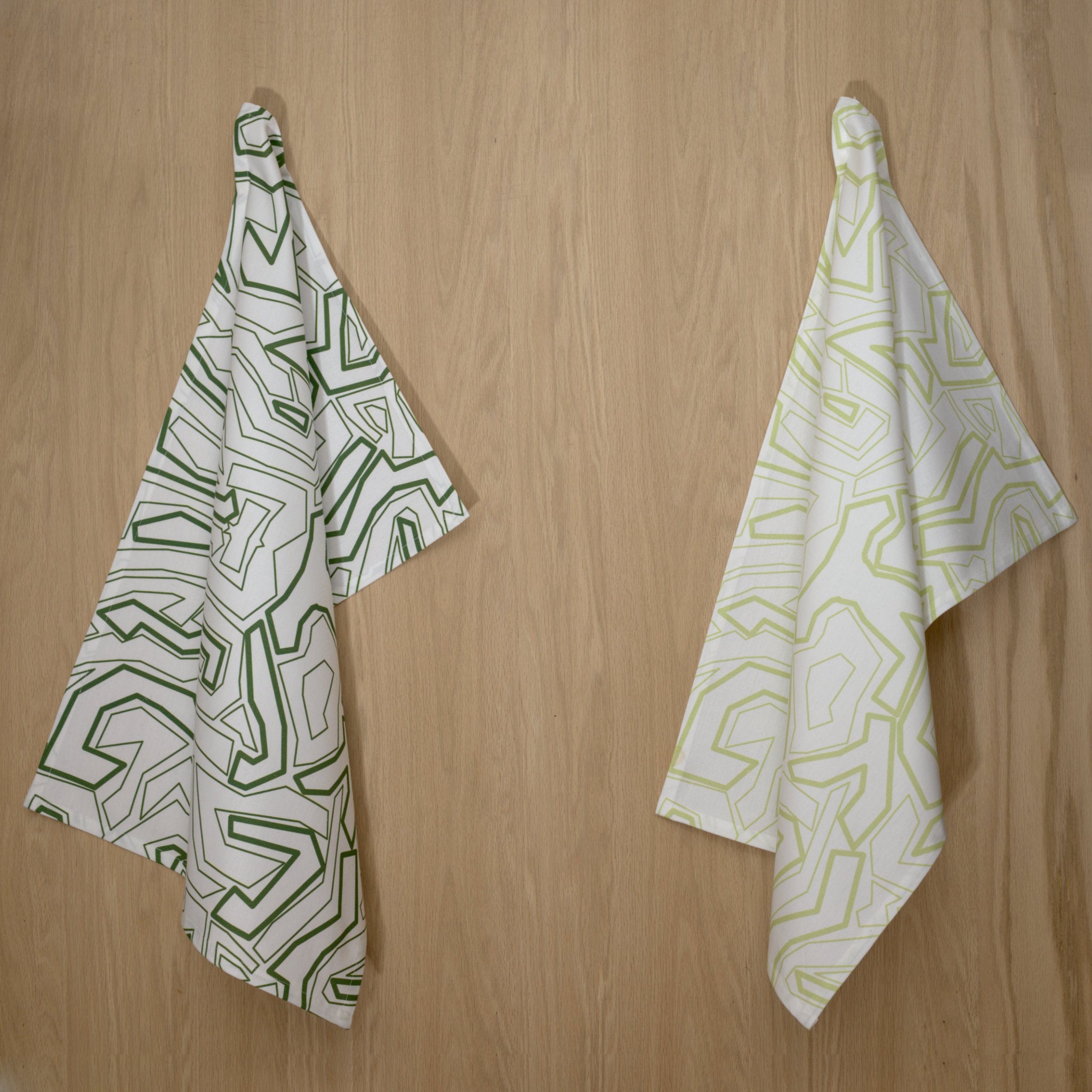Squiggles Tea Towels; 4 Colors