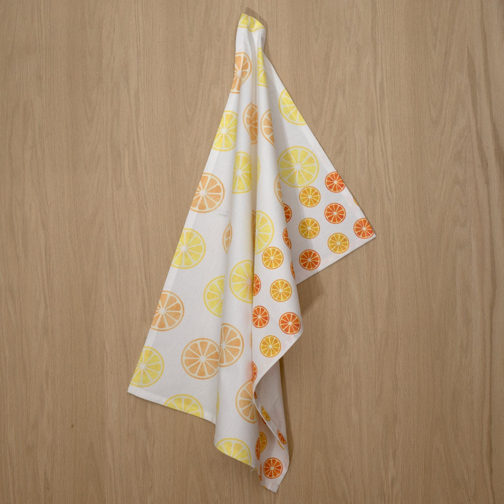 Faded Fruit Kitchen Towels: Set/3