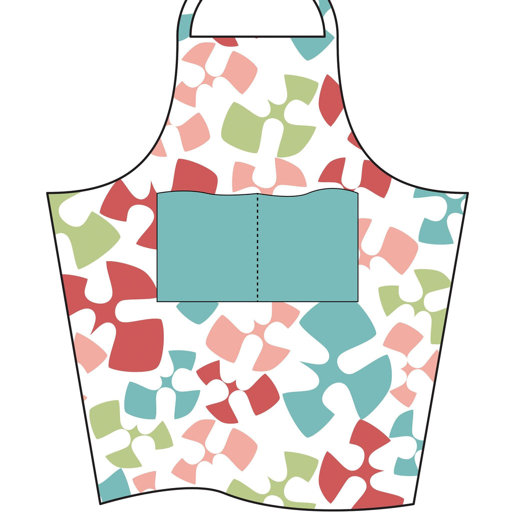 The Flutter: Designer Print Cotton Apron