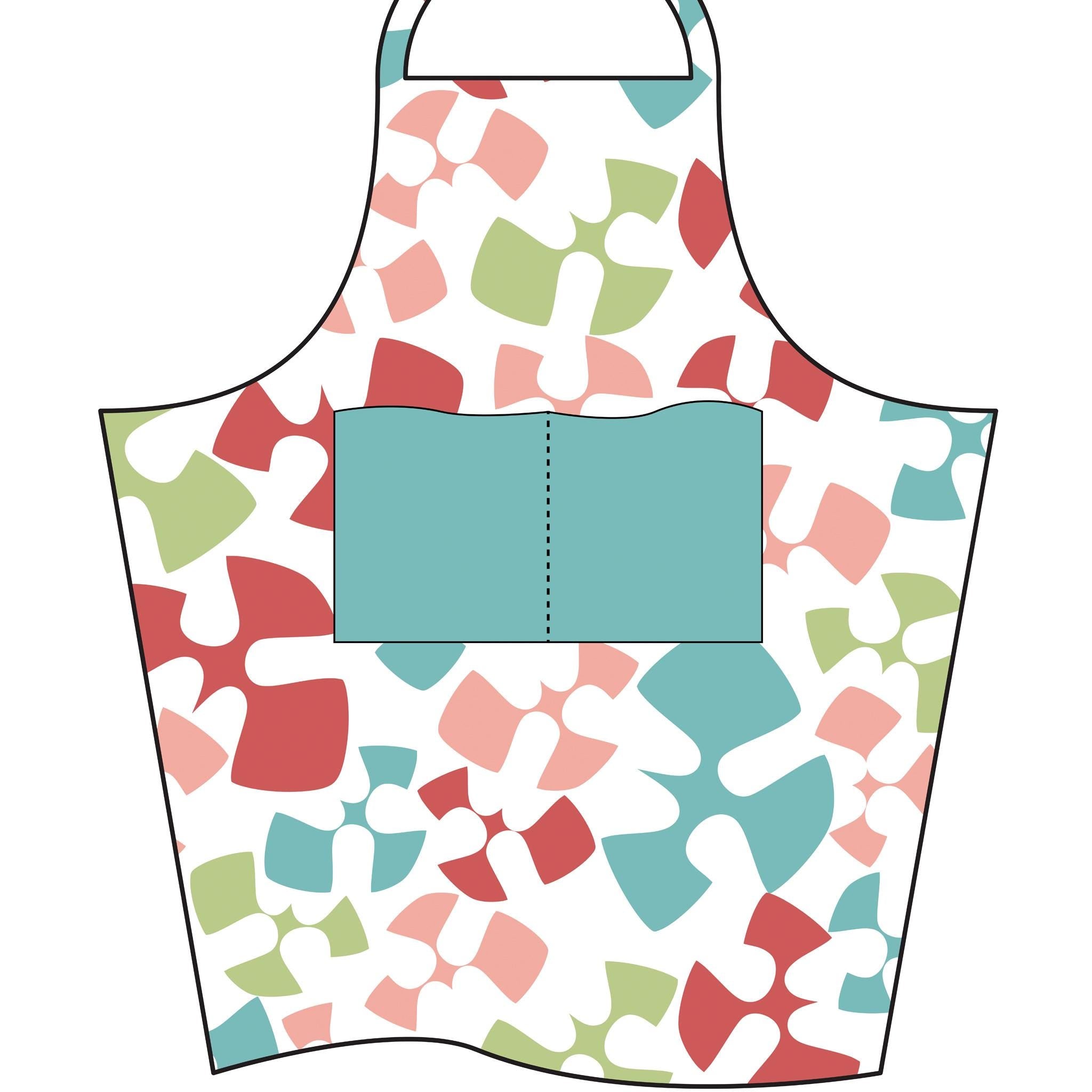 The Flutter: Designer Print Cotton Apron