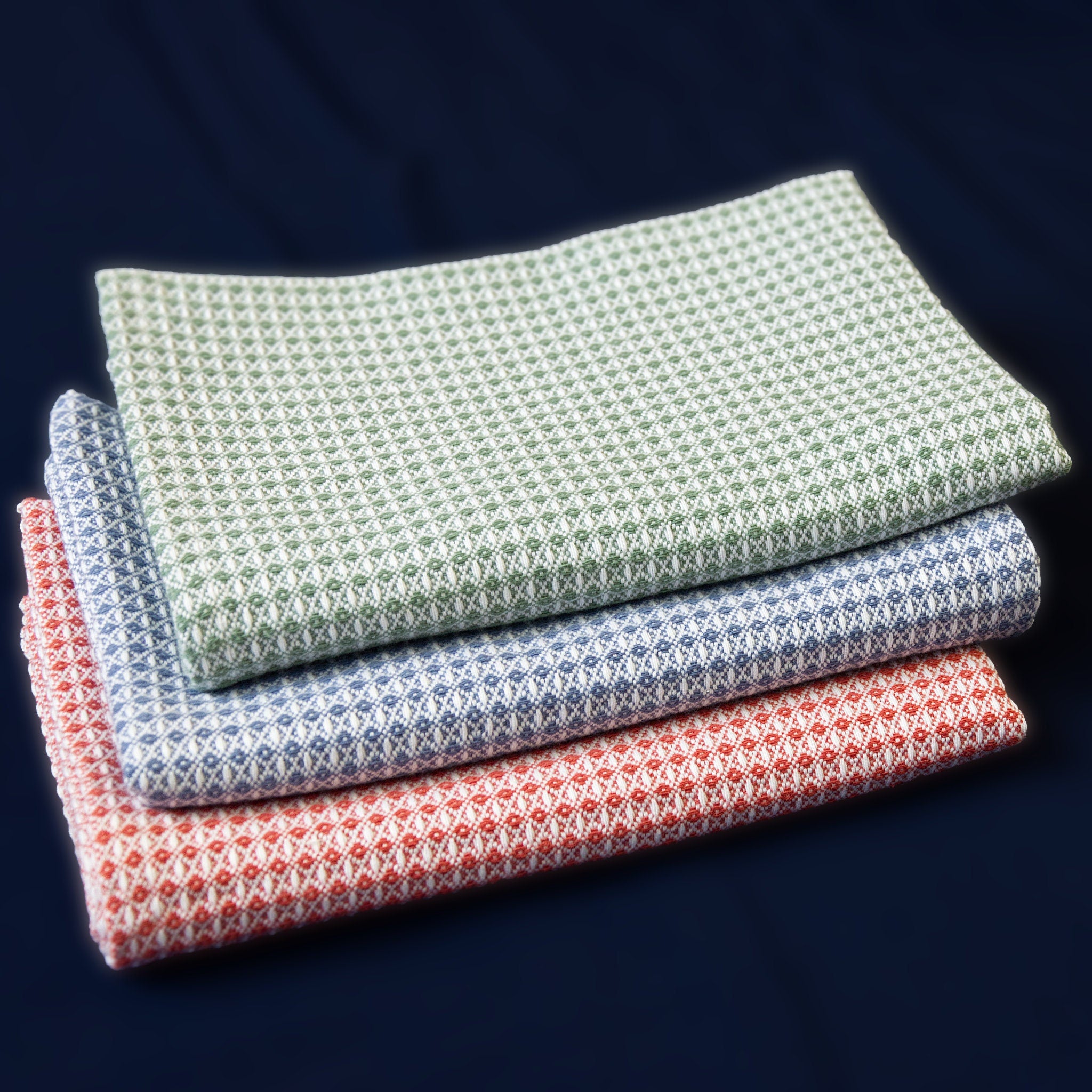 Diamond Waffle Kitchen Towels - Set/33