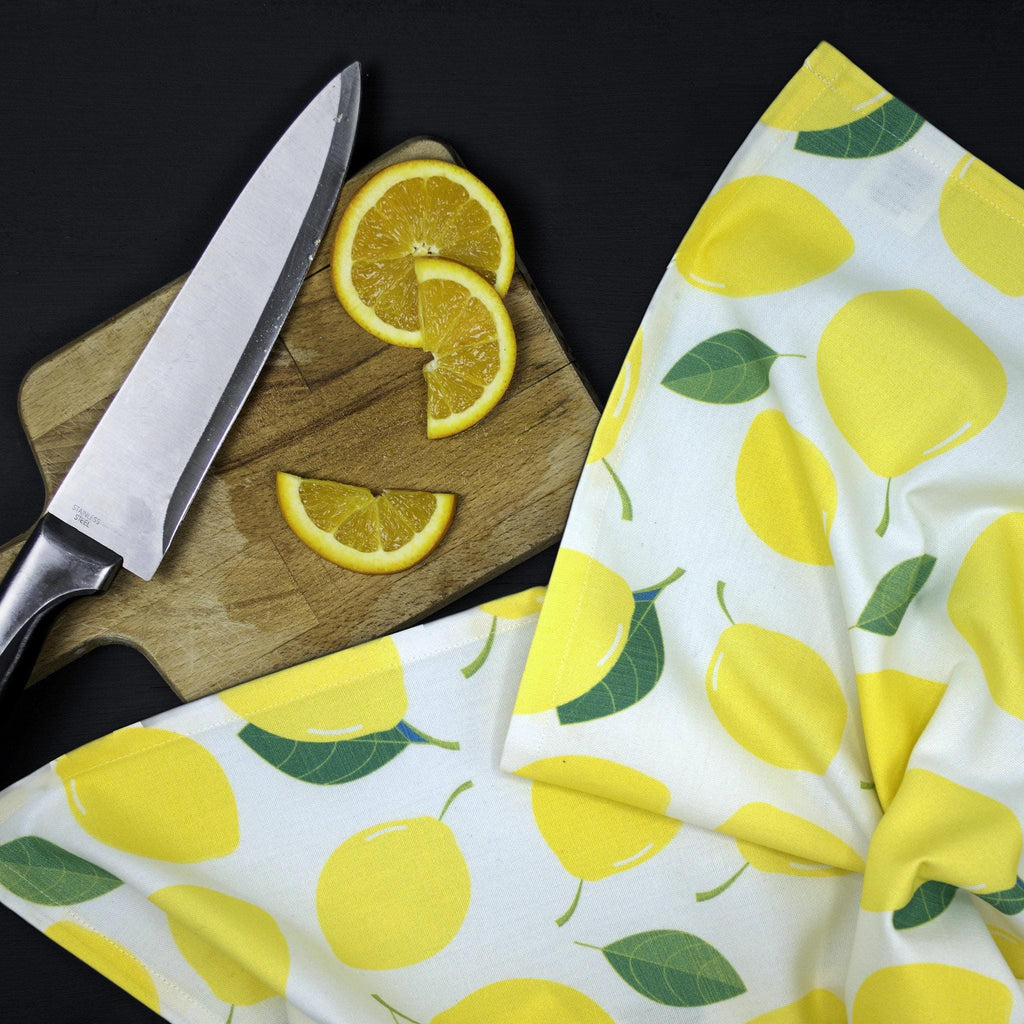 Amalfi Lemon: Tea Towels Set/3