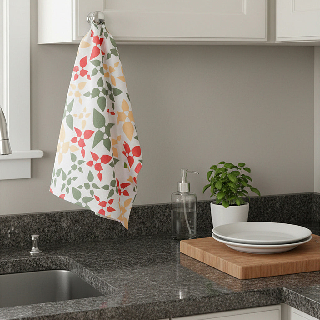 Torchons de fête : lot de 3 ou 4