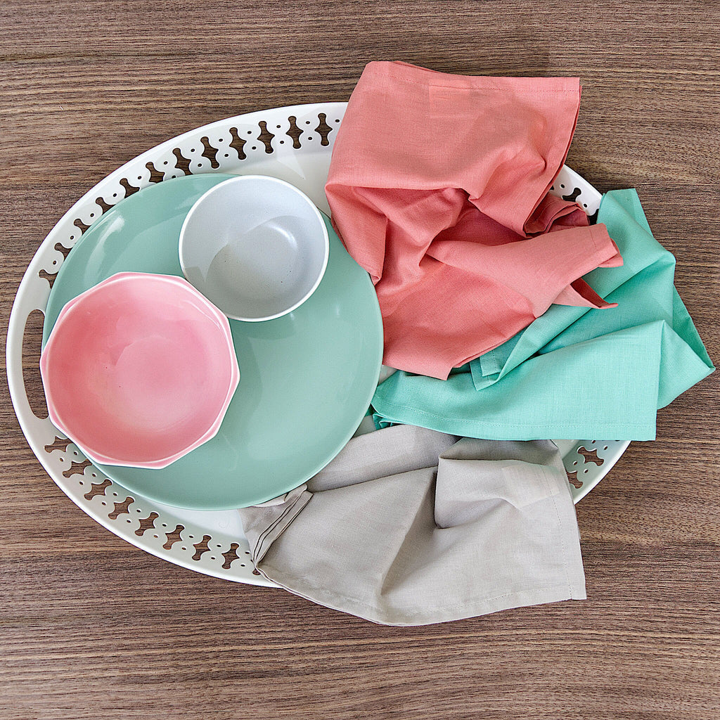 Breezy Pastels. Ultra Fine Cotton Towels-Set/3