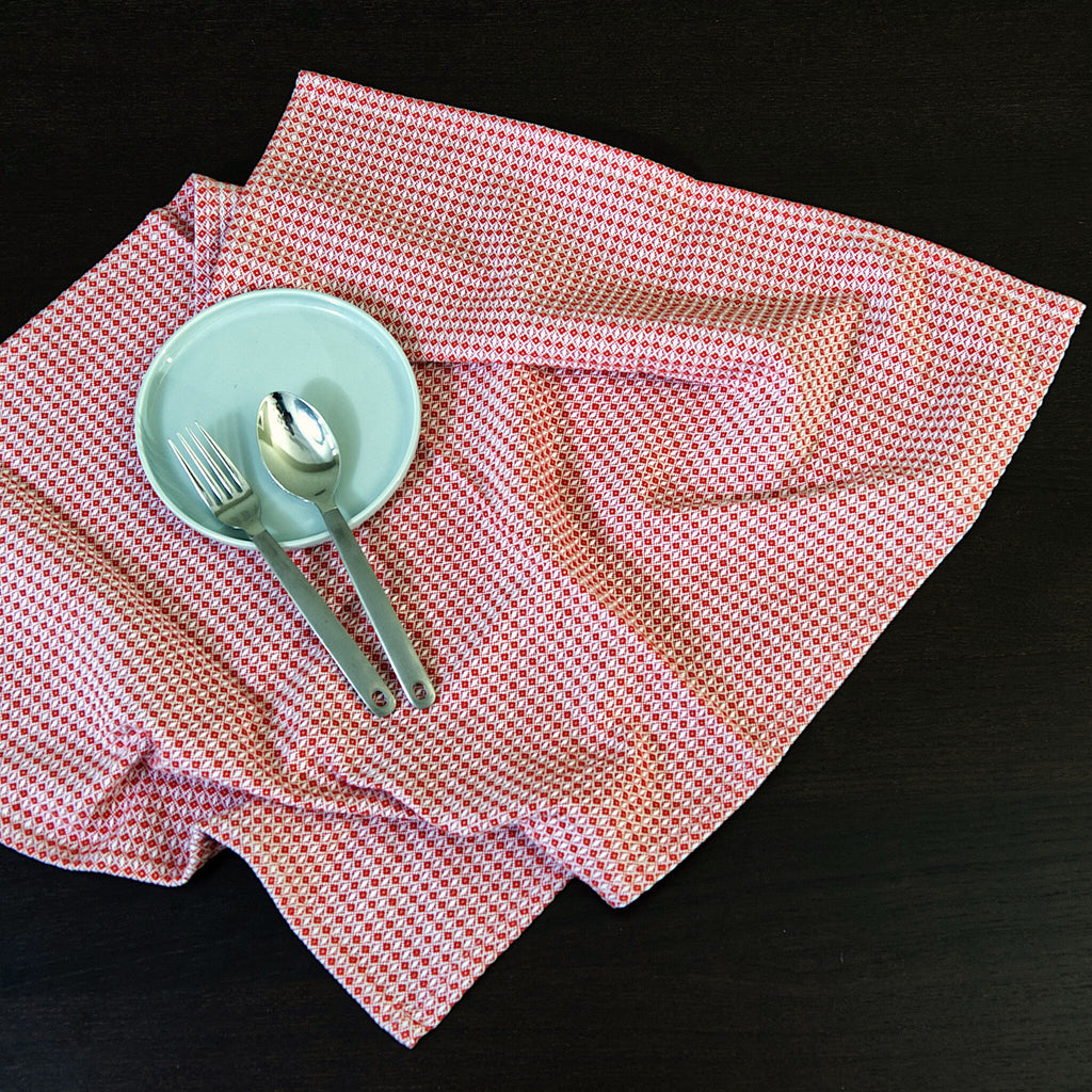 Diamond Waffle Kitchen Towels - Set/33