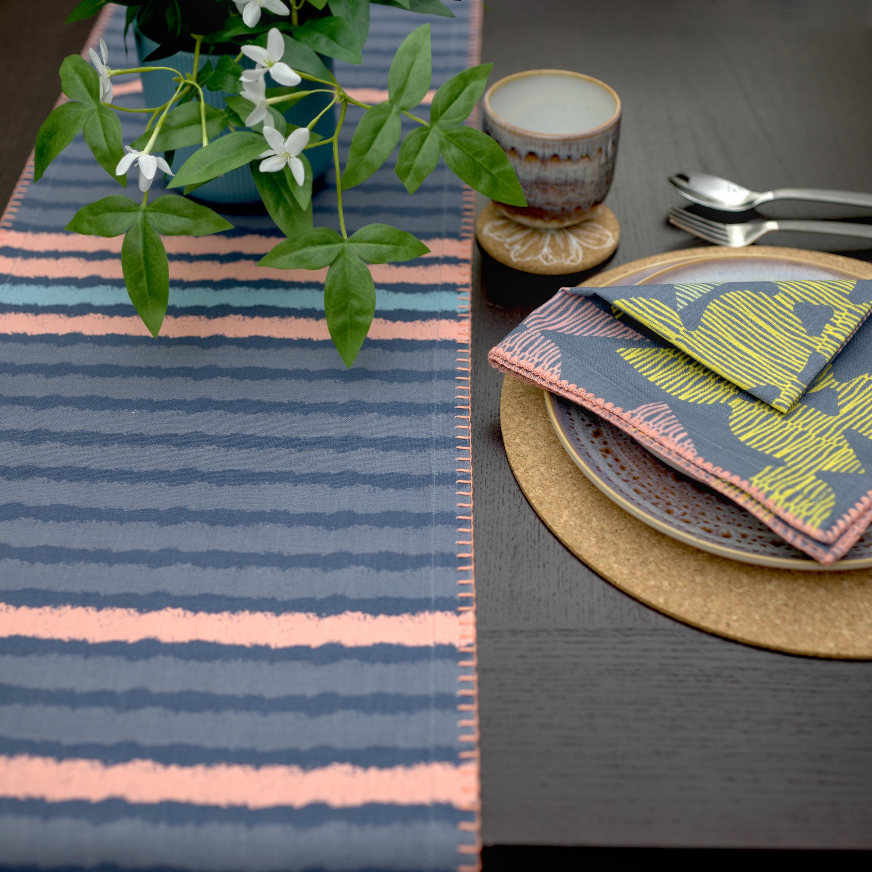 Color Accented Deluxe Table Runner-2 Colors