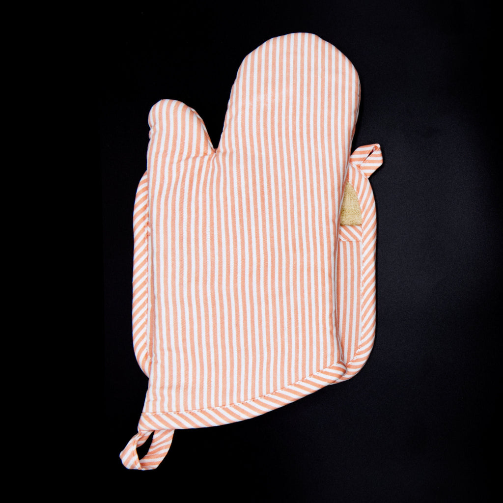Banker Stripes-Oven Mitt and Pot Holder Set