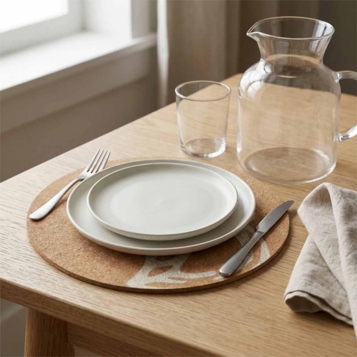 Home By The Sea-Natural Cork Placemats