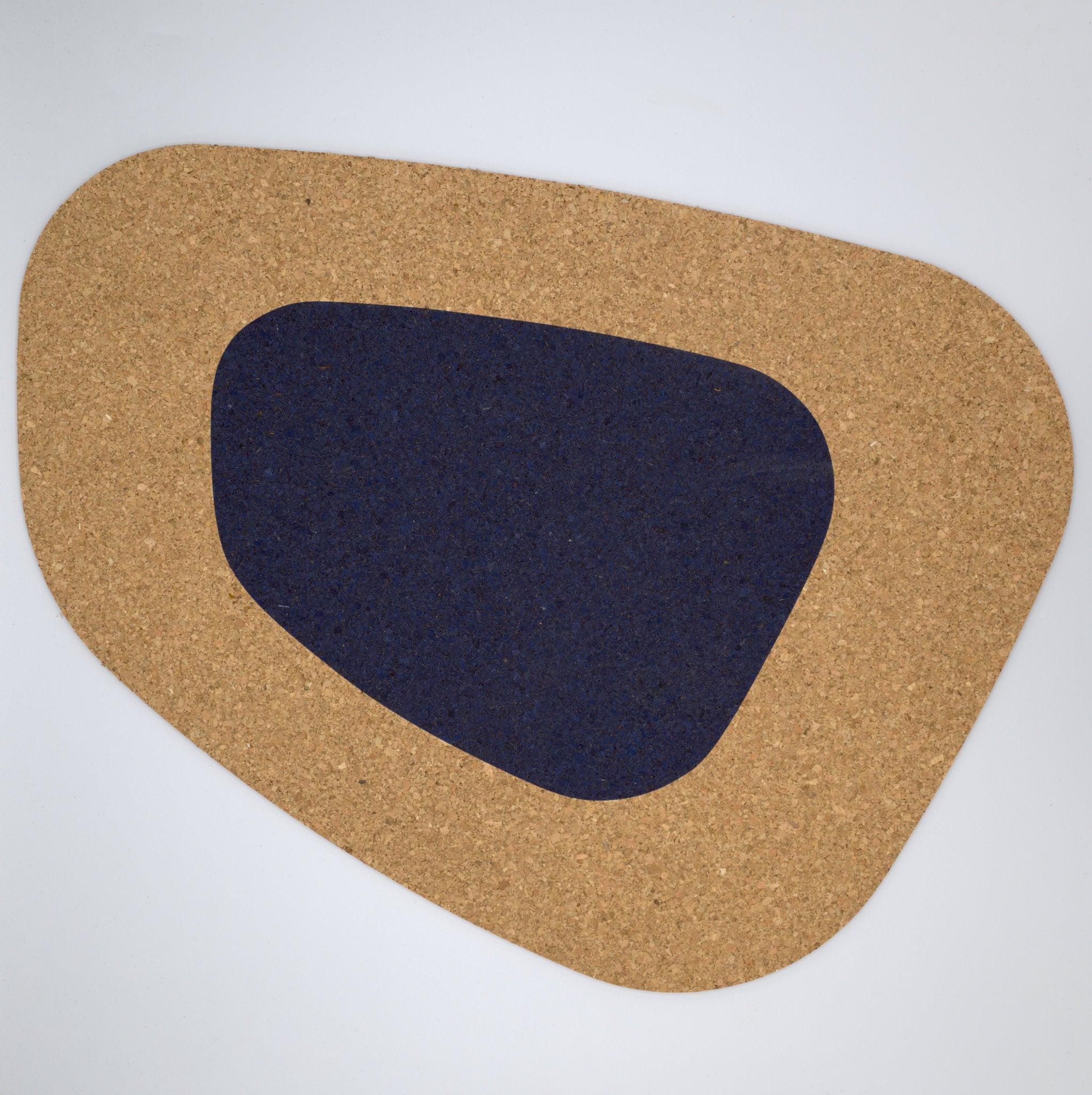 Oversize Kidney Bean Cork Placemat-4 Colors