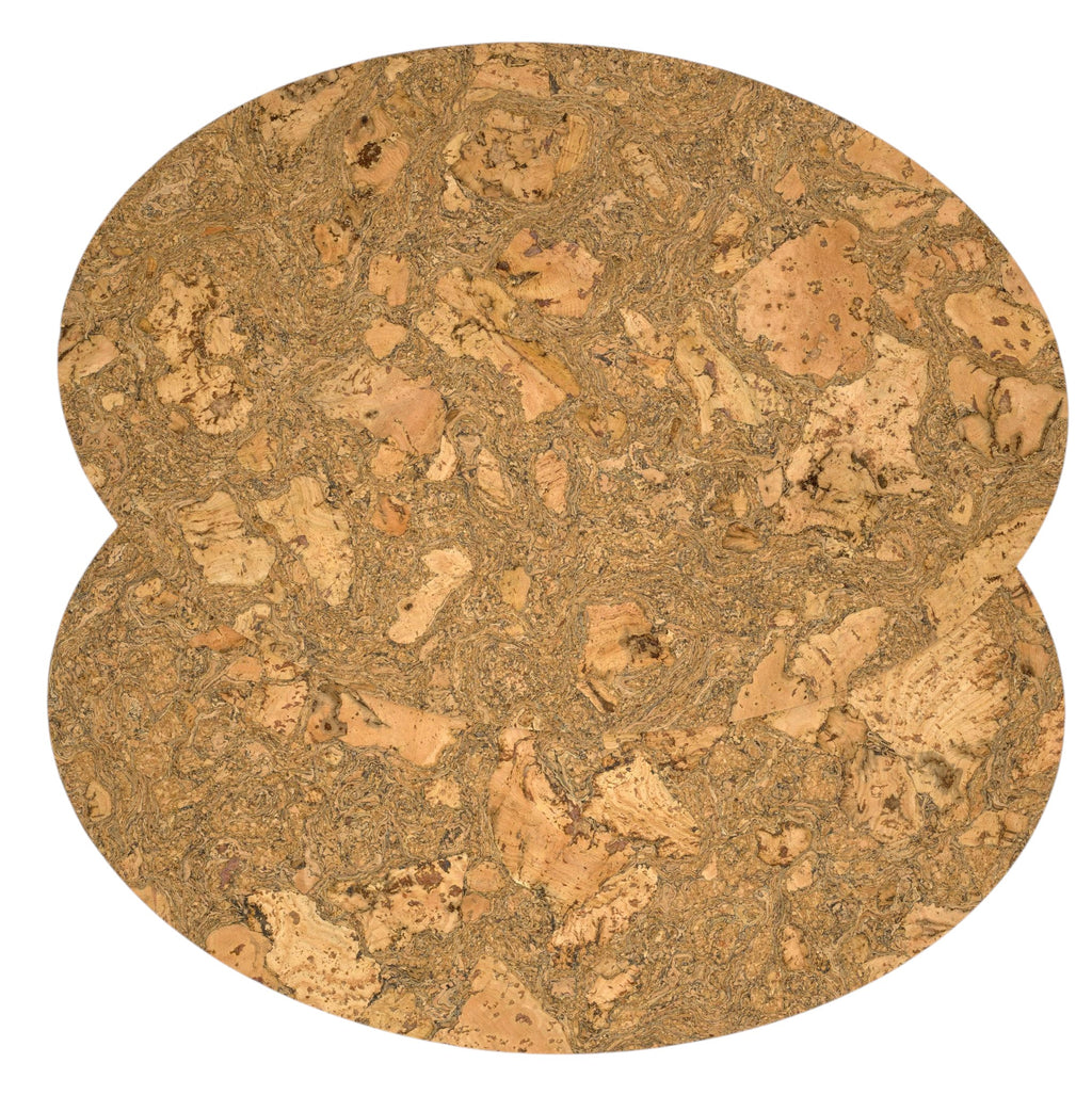 decorative bark peel oval cork placemats set of 2 - from Hem And Tassel