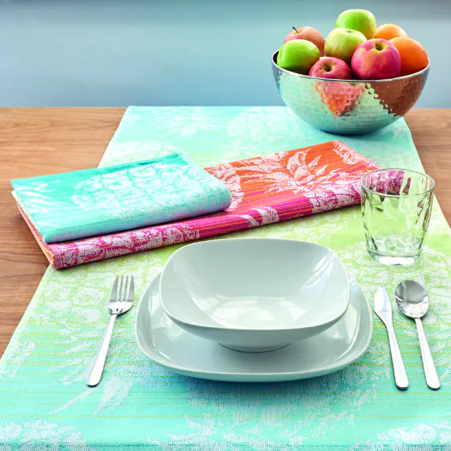 100% cotton towels Flat Terry from Europe colorful jacquard pineapple pattern