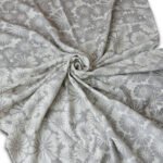 Throw From Europe 100% Cotton Reversible Jacquard Bloom Slate color Fanned out