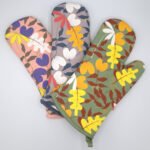Just leaves design mitts in three colors from hem and tassel