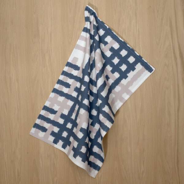 Cotton Towel: Jute Impossible-Slate - Image 3