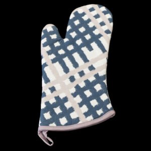 Jute impossible oven mitt in slate