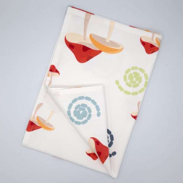 Cotton Tea Towel-Magic Mushroom - Image 2