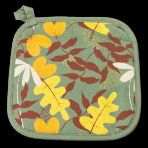 pot holder in design of Just leaves in summer