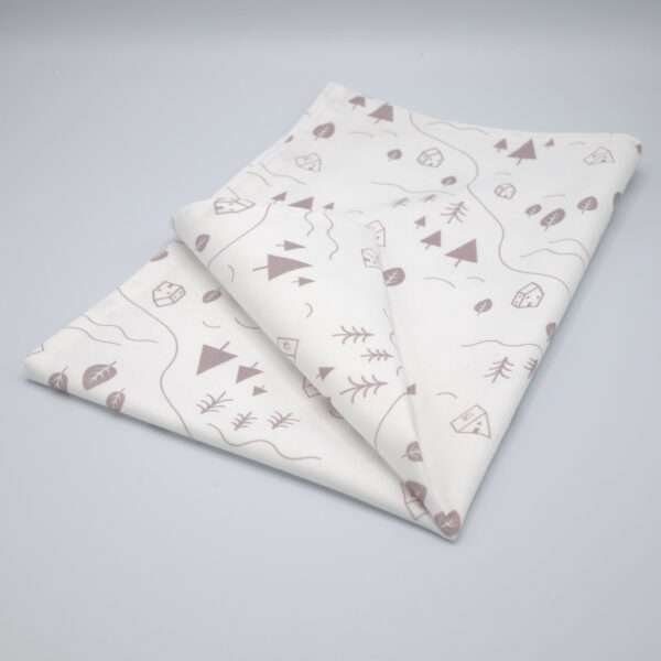 simulated image of kitchen towel in miniature Countryside design