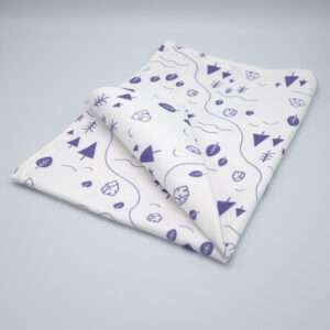simulated image of kitchen towel in Tiny Countryside design