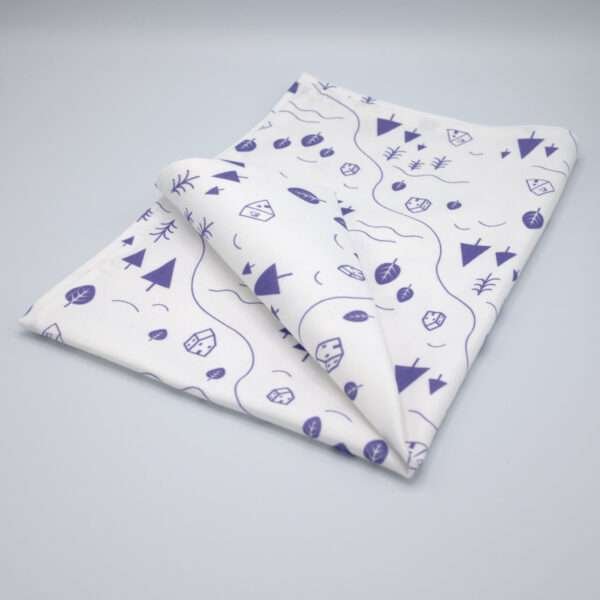 simulated image of kitchen towel in Tiny Countryside design