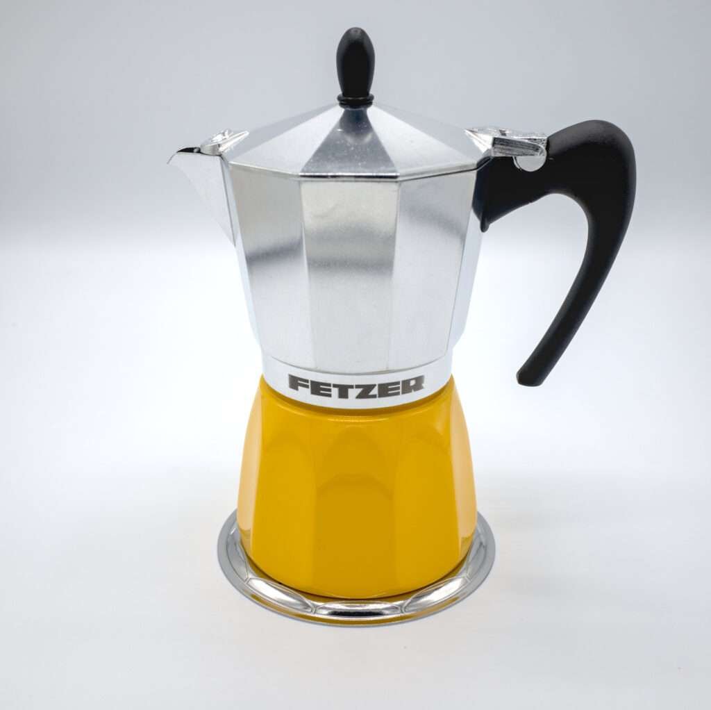 Dolce Moka pot induction in red