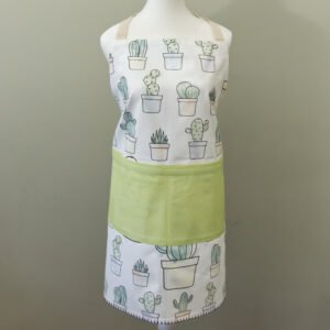 apron on mannequin in hazy desert design