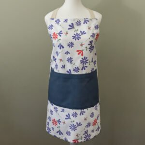 apron on mannequin in shy dragonfly spring design-2