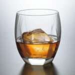 old fashioned whiskey glass with multiple facets showing clarity of glass