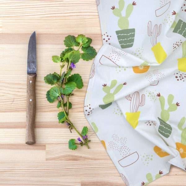 Cotton Tea Towels: Thorny Issue-Set of 3 - Image 3