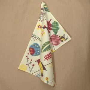 Birds design Hanging kitchen towel by DTE from Hem And Tassel