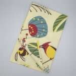 birds design towel top view by DTE from Hem And Tassel