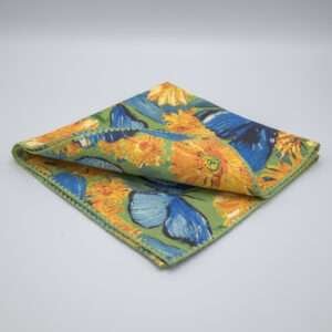 butterflies design dinner napkin folded by DTE from Hem And Tassel