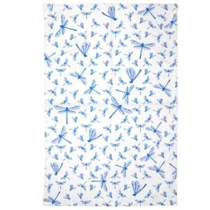 dragonfly and dragonflies design kitchen towel opened up by dte from hem and tassel