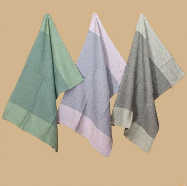 stonewashed towels in 3 colors by DTE from Hem And Tassel